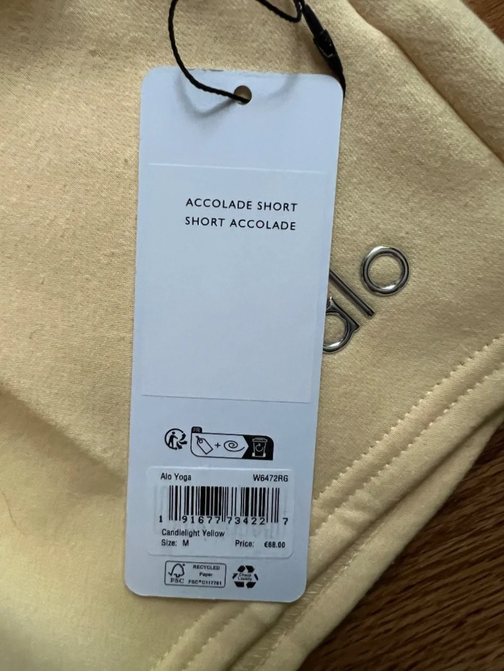 Alo Yoga Accolade CandleLight lounge shorts w/ties/lpockets/M/XS *DUPLICATE*/NWT - Picture 3 of 9